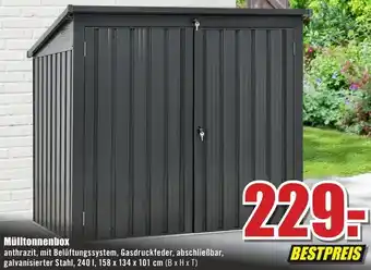 B1 Discount Baumarkt Mülltonnenbox Angebot