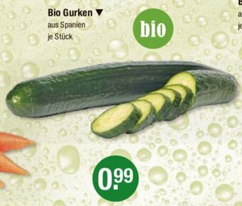 V Markt Bio Gurken Angebot