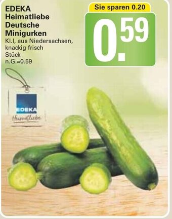 WEZ Edeka Heimatliebe Deutsche Minigurken Angebot