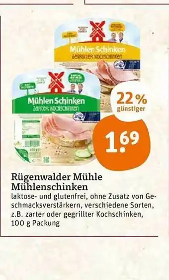 tegut Rügenwalder Mühle Mühleschinken Angebot