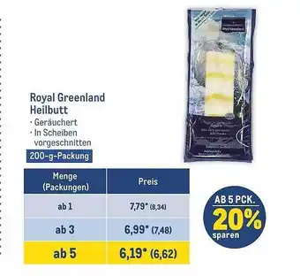 METRO Royal greenland heilbutt Angebot