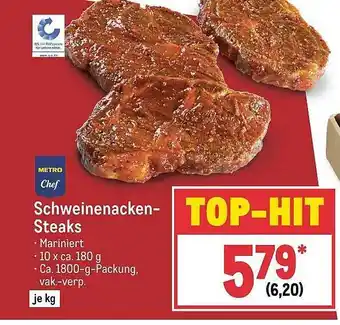 METRO Metro chef schweinenacken-steaks Angebot