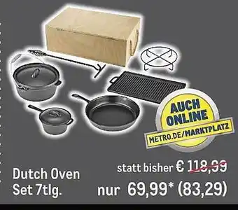 METRO Dutch oven set 7tlg. Angebot