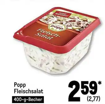 METRO Popp fleischsalat Angebot