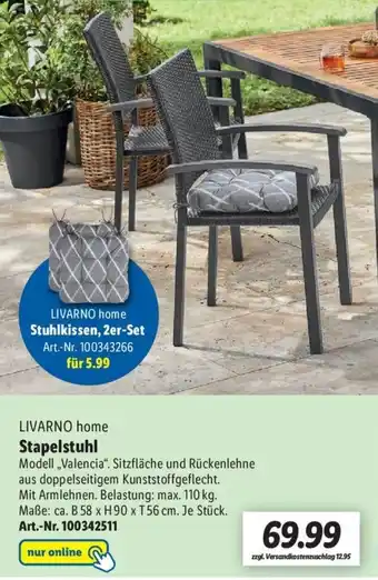 Lidl Livarno Home Stapelstuhl Angebot