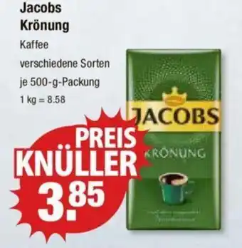 V Markt Jacobs Krönung 500 g packung Angebot