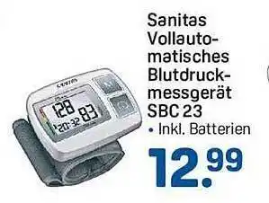 Rossmann Sanitas vollautomatisches blutdruck messgerät sbc 23 Angebot