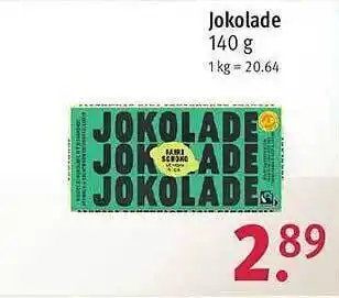 Rossmann Jokolade Angebot