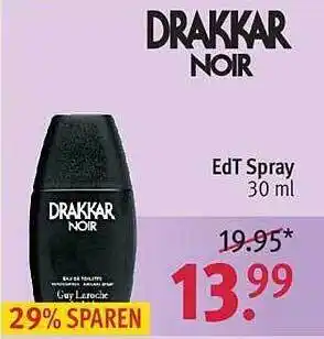 Rossmann Drakkar noir edt spray Angebot