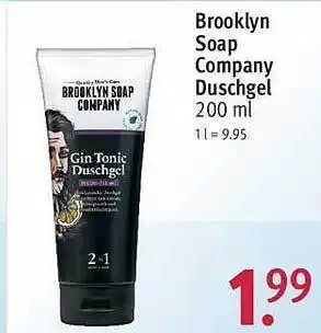 Rossmann Brooklyn soap company duschgel Angebot
