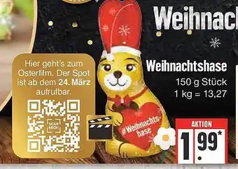 Edeka Weihnachtshase Angebot