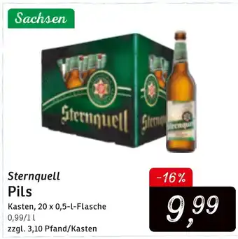 KONSUM Sternquell Pils 20*500ml Angebot