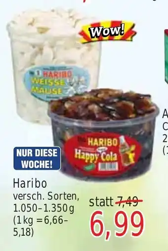 Wiglo Wunderland Haribo 1050-1350g Angebot