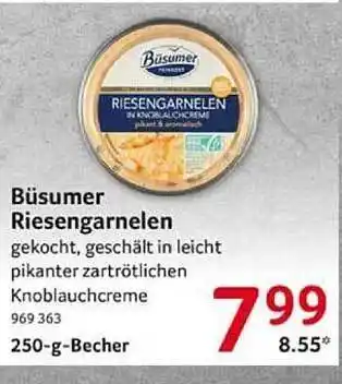 Selgros Büsumer riesengarnelen Angebot