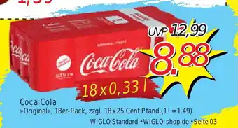 Wiglo Wunderland Coca Cola 18*330ml Angebot