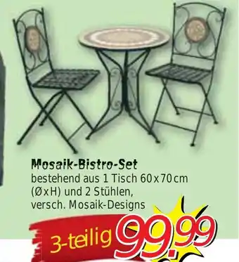 Wiglo Wunderland Mosaik-Bisro-Set Angebot