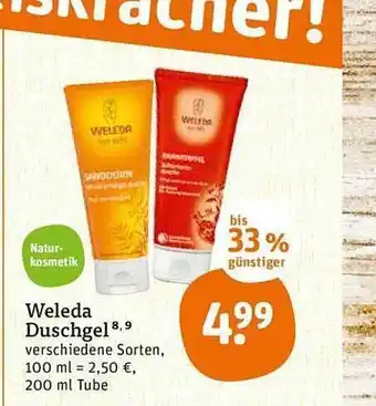 tegut Weleda Duschgel Angebot