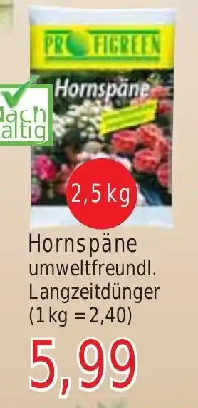 Wiglo Wunderland ProfiGreen Hornspane 2.5kg Angebot