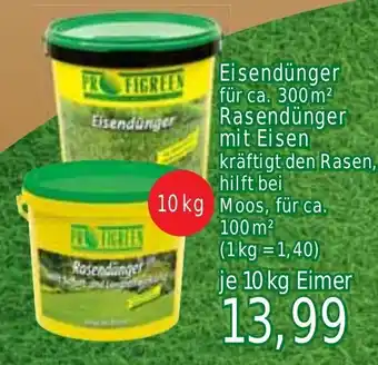 Wiglo Wunderland ProfiGreen Eisendunger & Rasendunger mit Eisen 10kg Angebot