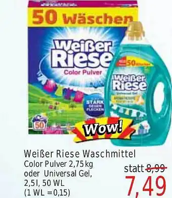 Wiglo Wunderland Weißer riese waschmittel Angebot