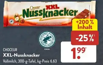 Aldi Süd Choceur XXL- Nussknacker 300 g Tafel Angebot