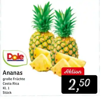 KONSUM Dole Ananas Angebot