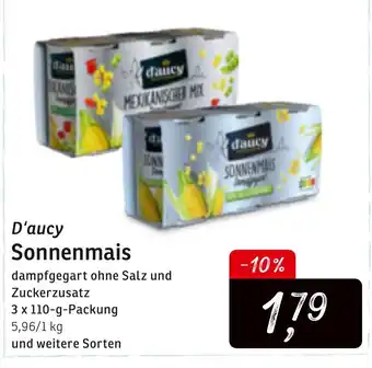 KONSUM D'aucy Sonnenmais 3*110g Angebot