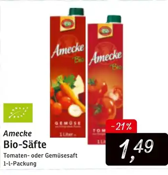 KONSUM Amecke Bio-Safte 1L Angebot