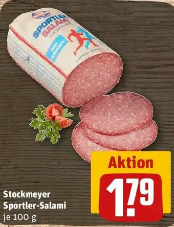 REWE Stockmeyer Sportler-Salami 100 g Angebot