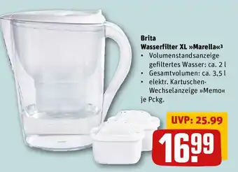 REWE Brita Wasserfilter XL Marella Angebot