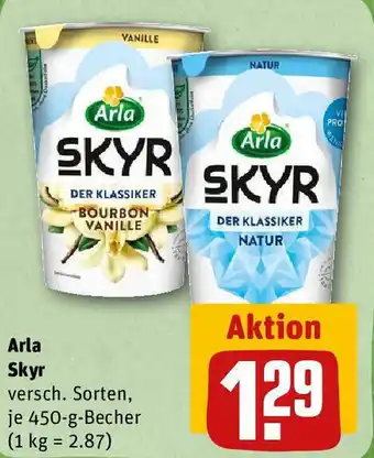 REWE Arla Skyr 450 g Becher Angebot