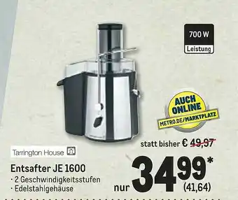 METRO Tarrington house entsafter Angebot