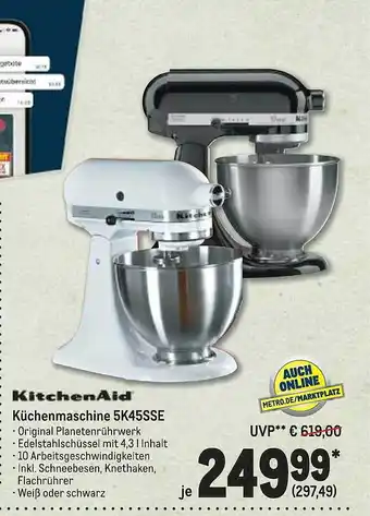 METRO Kitchenaid küchenmaschine Angebot