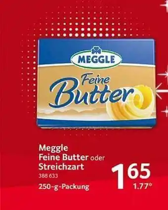 Selgros Meggle feine butter oder streichzart Angebot