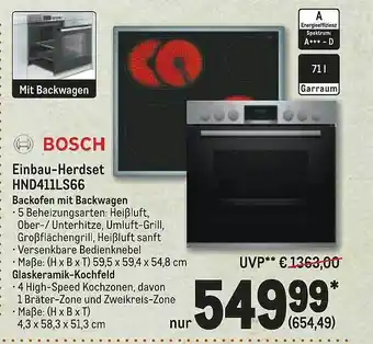 METRO Bosch einbauherdset Angebot