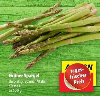 Lidl Grüner Spargel 500 g Angebot