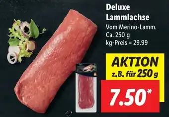 Lidl Deluxe Lammlachse 250 g Angebot