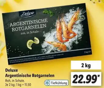 Lidl Deluxe Argentinische Rotgarnelen 2 kg Angebot