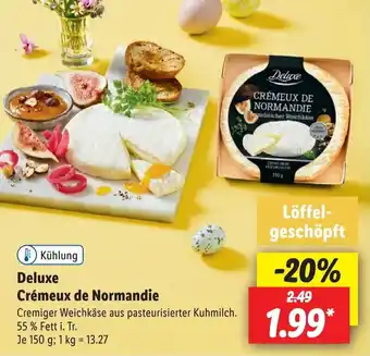 Lidl Deluxe Crémeux de Normandie 150 g Angebot