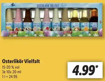 Lidl Osterlikör Vielfalt 10 x 20 ml Angebot