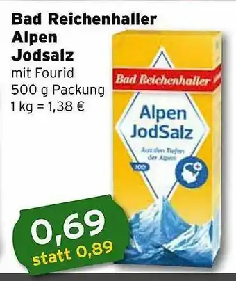 CAP Markt Bad Reichenhaller Alpen Jodsalz Angebot