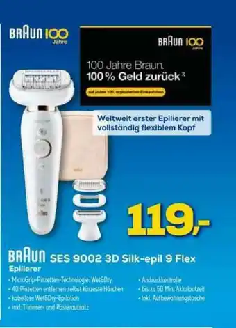 Euronics Braun Ses 9002 3d Silk-epil 9 Flex Epilierer Angebot