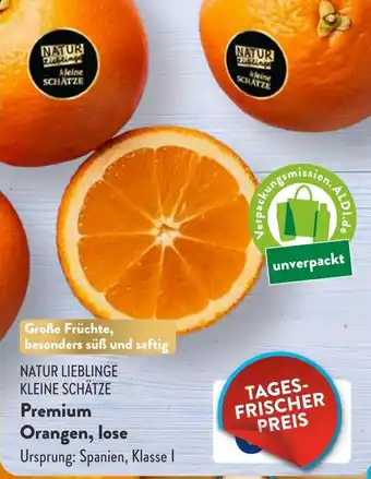 Aldi Süd Natur Lieblinge Kleine Schätze Premium Orangen, lose Angebot