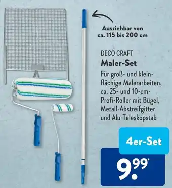 Aldi Süd Deco Craft Maler Set 4er Set Angebot