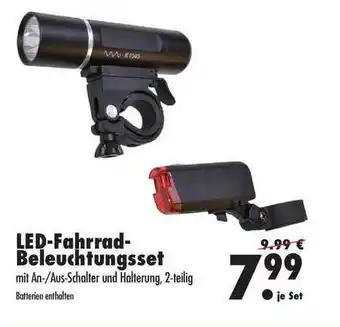 Mäc Geiz Led-fahrrad-beleuchtungsset Angebot