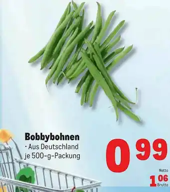 METRO Bobbybohnen Angebot