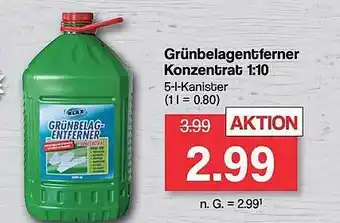 Famila Nord West Grünbelagentferner konzentrat 1:10 Angebot