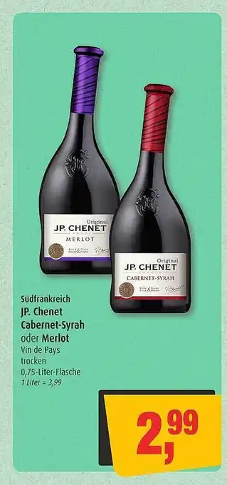 Markant Jp. chenet cabernet-syrah oder merlot Angebot