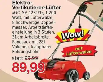 Jawoll Elektro-vertikutierer-lüfter Angebot