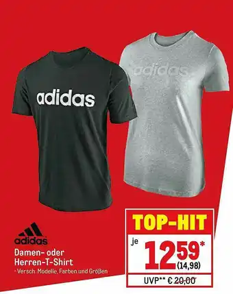 METRO Adidas Damen Oder Herren-t-shirt Angebot